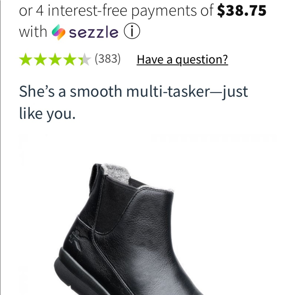 Kuru Luna bootie 9.5 womens